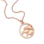 ROSE GOLD DOLPHIN NECKLACE