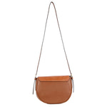 MILLENI VEGAN LEATHER HANDBAG - TAN CROC