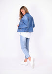 MONACO JEANS - RYLAN DENIM JACKET - SAND BLUE WASH