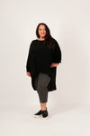 CURVE HI-LO TOP - BLACK- last one