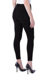 LIVERPOOL ABBY HI RISE ANKLE SKINNY - BLACK RINSE