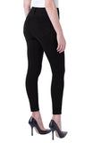 LIVERPOOL ABBY HI RISE ANKLE SKINNY - BLACK RINSE
