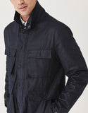 CREW LUPTON NAVY RAIN JACKET