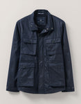 CREW LUPTON NAVY RAIN JACKET