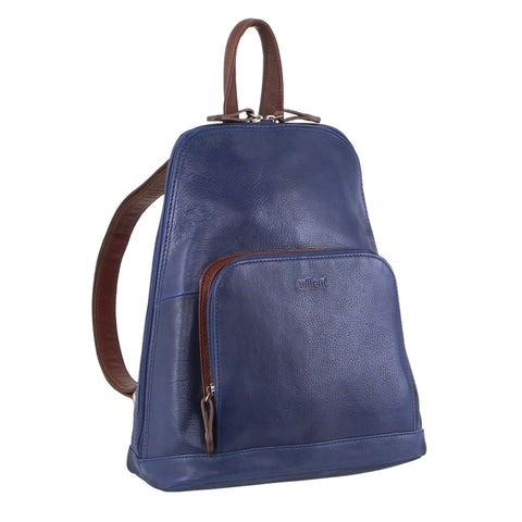 INDIGO & CHESTNUT LEATHER BACKPACK