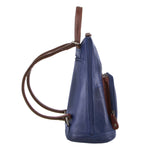 INDIGO & CHESTNUT LEATHER BACKPACK