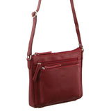 MILLENI RED NAPPA LEATHER HANDBAG