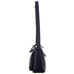 MILLENI NAVY NAPPA LEATHER HANDBAG