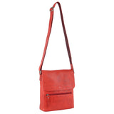 MILLENI SALSA RED NAPPA LEATHER BAG