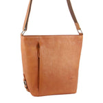 MILLENI COGNAC NAPPA LEATHER HANDBAG