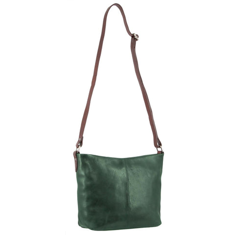 MILLENI EMERALD NAPPA LEATHER HANDBAG