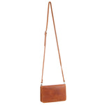 PIERRE CARDIN COGNAC LEATHER WALLET & ORGANISER RFID PROTECTED