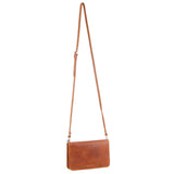 PIERRE CARDIN COGNAC LEATHER WALLET & ORGANISER RFID PROTECTED