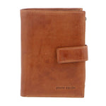PIERRE CARDIN LEATHER WALLET -- COGNAC