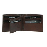 PIERRE CARDIN BROWN MEN'S LEATHER WALLET