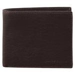 PIERRE CARDIN BROWN MEN'S LEATHER WALLET