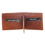 PIERRE CARDIN CHESTNUT MEN'S LEATHER WALLET