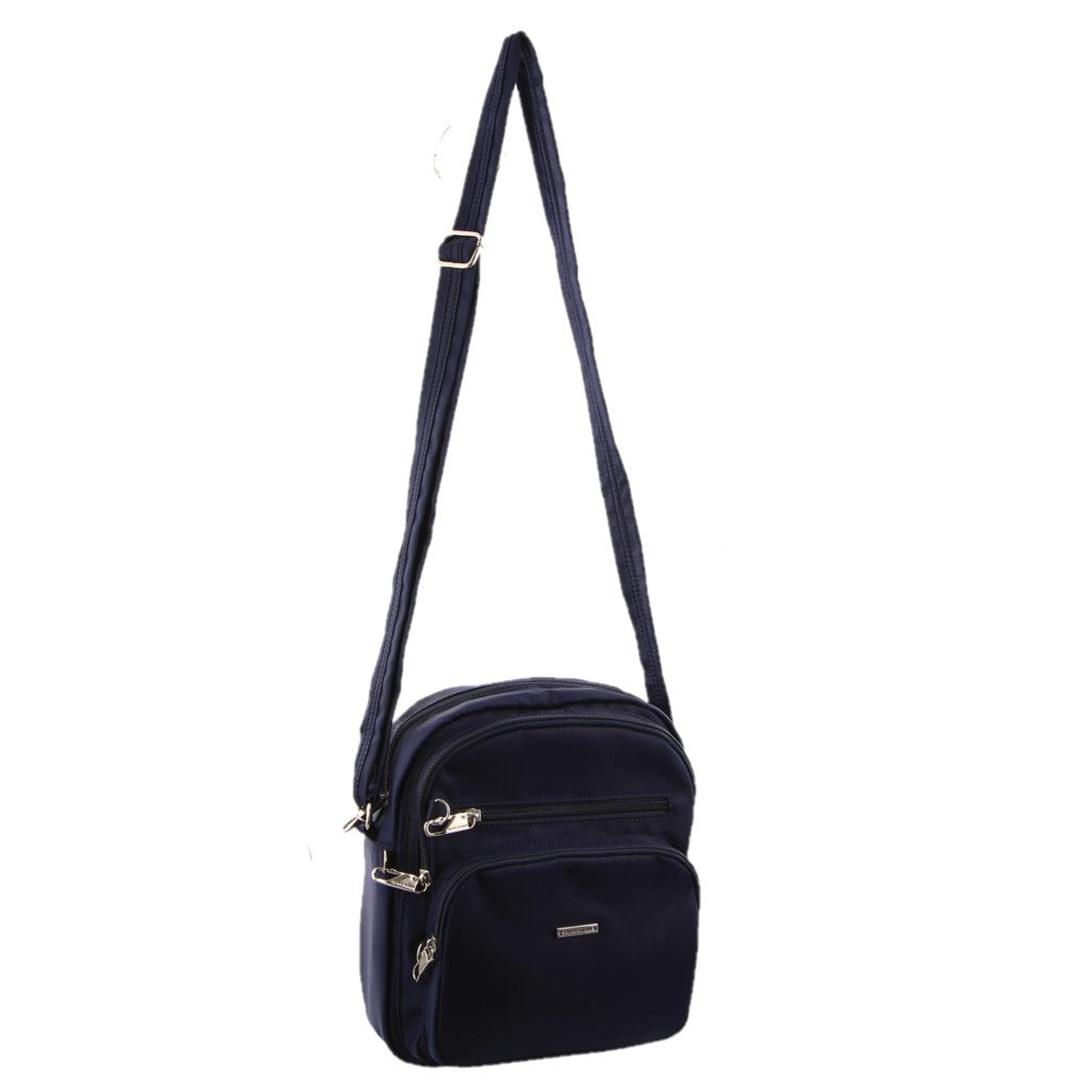 PIERRE CARDIN NAVY NYLON TRAVEL BAG Tom Bridget Boutique