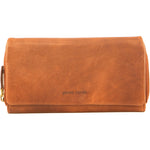 PIERRE CARDIN COGNAC RUSTIC LEATHER WALLET