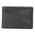 PIERRE CARDIN SOFT ITALIAN LEATHER MENS WALLET - BLACK