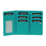 PIERRE CARDIN TURQUOISE LEATHER WALLET