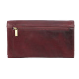 PIERRE CARDIN CHERRY LEATHER WALLET