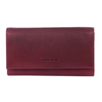 PIERRE CARDIN CHERRY LEATHER WALLET