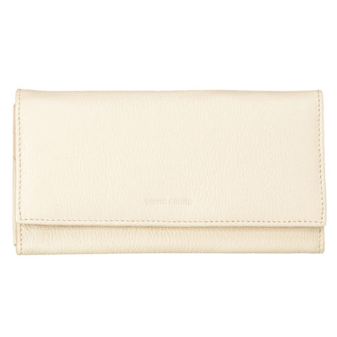 PIERRE CARDIN LEATHER WALLET - BONE