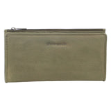 PIERRE CARDIN LEATHER WALLET - OLIVE