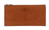 PIERRE CARDIN LEATHER WALLET - COGNAC