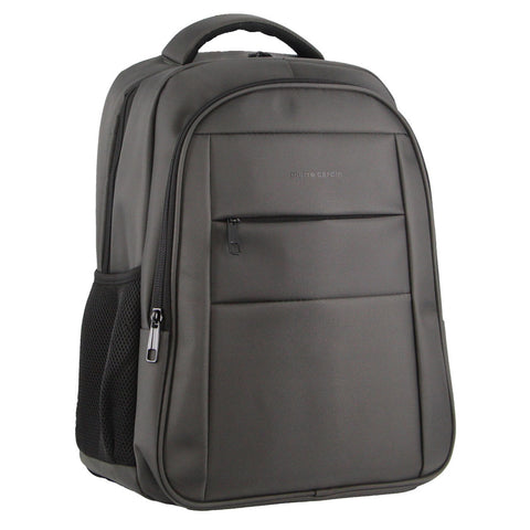 PIERRE CARDIN BUSINESS AND TRAVEL BACKPACK WITH USB PORT - GREY