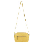 PIERRE CARDIN LEATHER HANDBAG - YELLOW