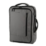PIERRE CARDIN BUSINESS BACKPACK/BRIEFCASE WITH USB PORT - GREY