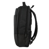 PIERRE CARDIN BUSINESS & TRAVEL BACKPACK WITH USB PORT - BLACK