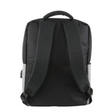 PIERRE CARDIN LIGHTWEIGHT TRAVEL & BUSINESS BACKPACK WITH USB PORT - GREY