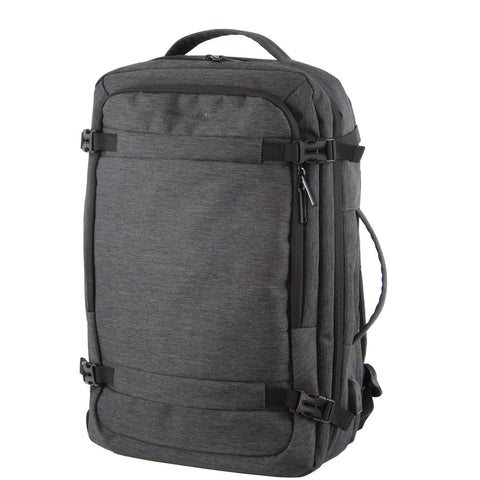 PIERRE CARDIN TRAVEL AND BUSINESS BACKPACK WITH USB PORT - GREY