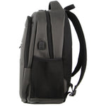 PIERRE CARDIN BUSINESS AND TRAVEL BACKPACK WITH USB PORT - GREY
