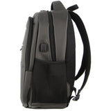 PIERRE CARDIN BUSINESS AND TRAVEL BACKPACK WITH USB PORT - GREY