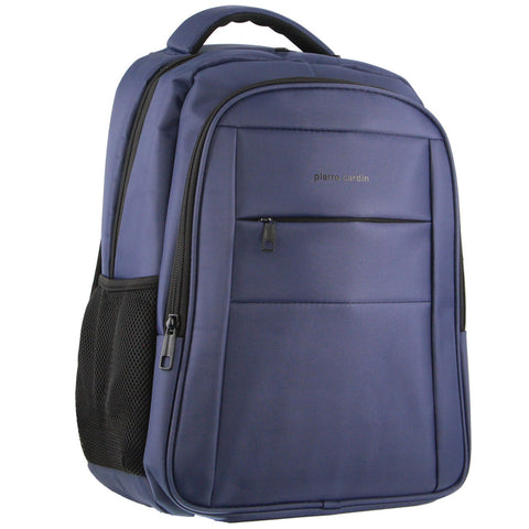 PIERRE CARDIN BUSINESS AND TRAVEL BACKPACK WITH USB PORT - NAVY