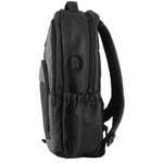 PIERRE CARDIN TRAVEL & BUSINESS BACKPACK WITH BUILT-IN USB PORT - GREY