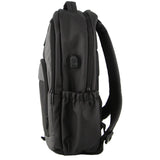 PIERRE CARDIN TRAVEL & BUSINESS BACKPACK WITH BUILT-IN USB PORT - GREY