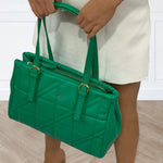 MILLENI VEGAN LEATHER BAG -- GREEN