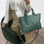 MILLENI VEGAN LEATHER BAG - GREEN