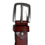 LEATHER BELT - TAN 3.5