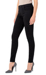 LIVERPOOL GIA GLIDER SKINNY - BLACK RINSE