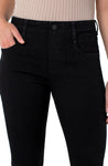 LIVERPOOL GIA GLIDER SKINNY - BLACK RINSE