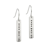 MANA WAHINE (STRONG WOMAN) EARRINGS - SILVER