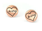 AROHA EARRINGS - ROSE GOLD