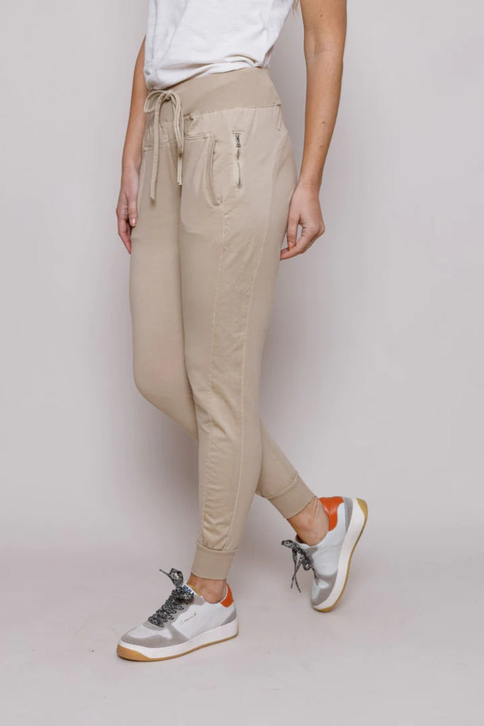 SUZY D ULTIMATE JOGGERS SAND Tom Bridget Boutique