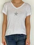 VINTAGE STAR T-SHIRT - WHITE-online clearance